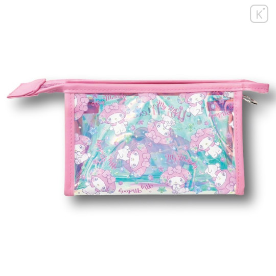 Japan Sanrio Aurora Clear Cosmetic Pouch - My Melody : Sparkling Face - 2