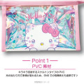 Japan Sanrio Aurora Clear Cosmetic Pouch - Pompompurin : Sparkling Face - 4