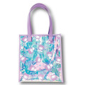 Japan Sanrio Aurora Vinyl Tote Bag - Kuromi : Sparkling Face - 2