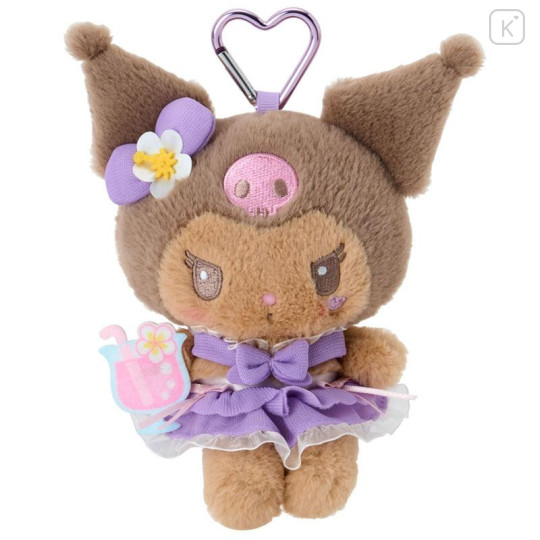 Japan Sanrio Original Mascot Holder - Kuromi : Sparkling Summer Pool Tan Sunburned - 2