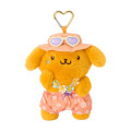 Japan Sanrio Original Mascot Holder - Pompompurin : Sparkling Summer Pool Tan Sunburned - 1
