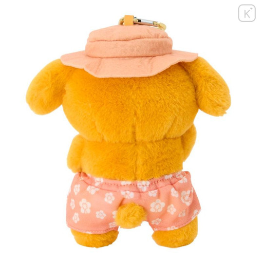 Japan Sanrio Original Mascot Holder - Pompompurin : Sparkling Summer Pool Tan Sunburned - 3
