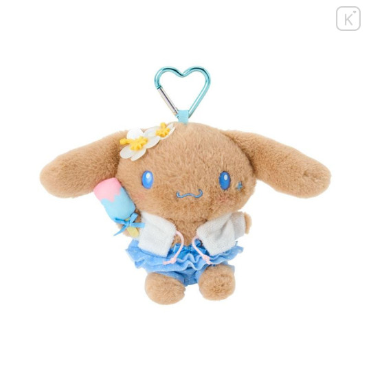 Japan Sanrio Original Mascot Holder - Cinnamoroll : Sparkling Summer Pool Tan Sunburned - 1