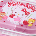 Japan Sanrio Original Bento Lunch Box 360ml - Hello Kitty & Tiny Chum : Cherry Pink - 2