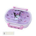 Japan Sanrio Original Bento Lunch Box 360ml - Kuromi : Baku Ribbon Purple - 1