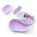 Japan Sanrio Original Bento Lunch Box 360ml - Kuromi : Baku Ribbon Purple - 3