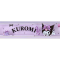 Japan Sanrio Original Bamboo Chopsticks 16.5cm with Case - Kuromi : Baku Ribbon Purple - 4