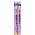 Japan Sanrio Original Bamboo Chopsticks 16.5cm with Case - Kuromi : Baku Ribbon Purple - 5