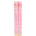 Japan Sanrio Original Bamboo Chopsticks 16.5cm with Case - My Melody & My Sweet Piano : Tulip Pink - 5