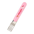 Japan Sanrio Original Bento Lunch Cutlery Set Spoon Fork - Hello Kitty & Tiny Chum : Cherry Pink - 3