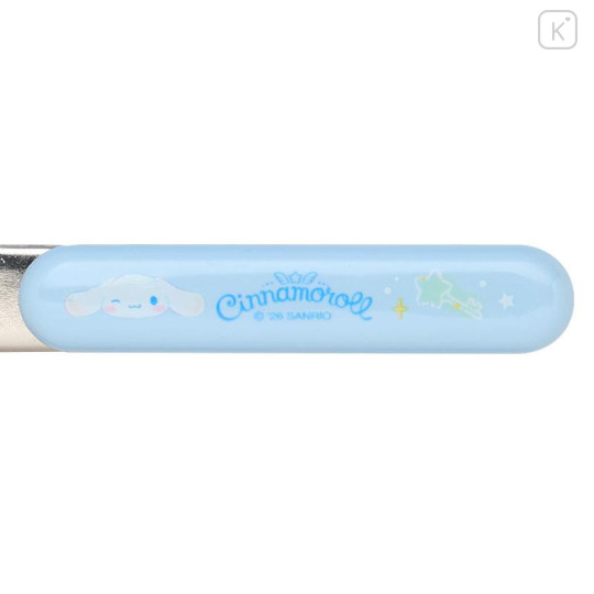 Japan Sanrio Original Bento Lunch Cutlery Set Spoon Fork - Cinnamoroll : Milk Star Blue - 6