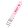 Japan Sanrio Original Bento Lunch Cutlery Set Spoon Fork Chopstick - Hello Kitty & Tiny Chum : Cherry Pink - 3