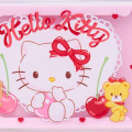 Japan Sanrio Original Bento Lunch Cutlery Set Spoon Fork Chopstick - Hello Kitty & Tiny Chum : Cherry Pink - 6