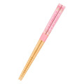 Japan Sanrio Original Bento Lunch Cutlery Set Spoon Fork Chopstick - My Melody & My Sweet Piano : Tulip Pink - 5