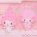 Japan Sanrio Original Bento Lunch Cutlery Set Spoon Fork Chopstick - My Melody & My Sweet Piano : Tulip Pink - 6