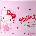 Japan Sanrio Original Plastic Cup - Hello Kitty & Tiny Chum : Cherry Pink - 4