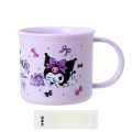 Japan Sanrio Original Plastic Cup - Kuromi : Baku Ribbon Purple - 1
