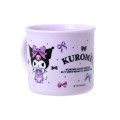 Japan Sanrio Original Plastic Cup - Kuromi : Baku Ribbon Purple - 2