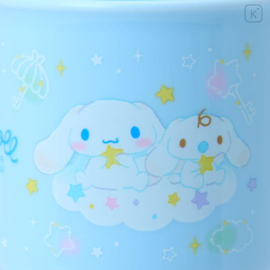 Japan Sanrio Original Plastic Cup - Cinnamoroll : Milk Star Blue - 3