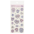 Japan Sanrio Frosted Glass Style Sticker - Kuromi & My Melody : Lolita Baby - 1