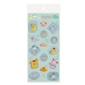 Japan Sanrio Frosted Glass Style Sticker - Cinnamoroll & Pochacco & Pompompurin : Afternoon Tea - 1