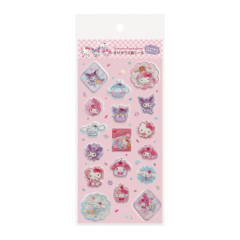 Japan Sanrio Frosted Glass Style Sticker - Sweets