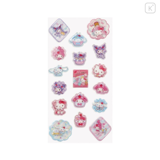Japan Sanrio Frosted Glass Style Sticker - Sweets - 2