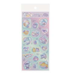 Japan Sanrio Frosted Glass Style Sticker - Unicorn