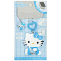 Japan Sanrio Multi Ring Plus with Carabiner - Hello Kitty : Sitting Blue - 1