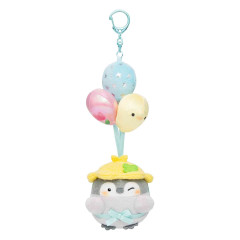 Japan Koupen-chan Mascot Holder - Koupenchan : Leaf Hat Balloon Floating Outing