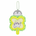 Japan Koupen-chan Mascot Holder - Koupenchan : Fan Activity Uchiwa Light Green - 1