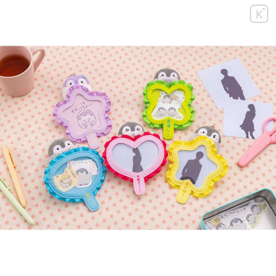 Japan Koupen-chan Mascot Holder - Koupenchan : Fan Activity Uchiwa Light Green - 4