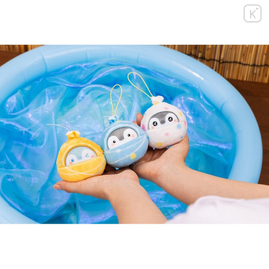Japan Koupen-chan Bell Mascot Holder - Koupenchan : Water Balloon Light Blue - 3