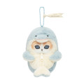 Japan Mofusand Fluffy Mascot Holder - Dolphin Cat - 1