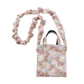 Japan Mofusand Hibiya Kadan Crinkled Strap Mini Bag - Rose Pink - 8