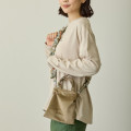 Japan Mofusand Hibiya Kadan Crinkled Strap Mini Bag - Leaf Olive - 2