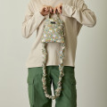 Japan Mofusand Hibiya Kadan Crinkled Strap Mini Bag - Leaf Olive - 3