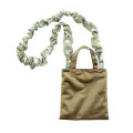 Japan Mofusand Hibiya Kadan Crinkled Strap Mini Bag - Leaf Olive - 5