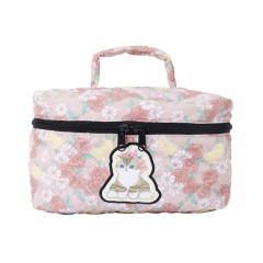Japan Mofusand Hibiya Kadan Vanity Pouch - Rose Pink
