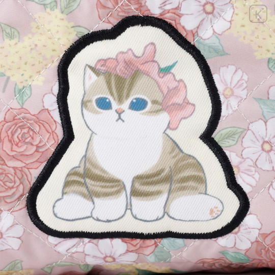 Japan Mofusand Hibiya Kadan Vanity Pouch - Rose Pink - 7