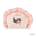 Japan Mofusand Round Pouch with Frills - Pink - 1