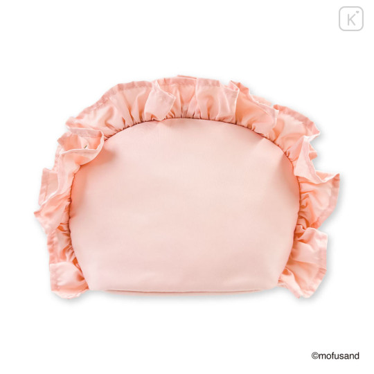 Japan Mofusand Round Pouch with Frills - Pink - 5