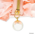 Japan Mofusand Round Pouch with Frills - Pink - 7