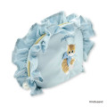 Japan Mofusand Round Pouch with Frills - Blue - 4