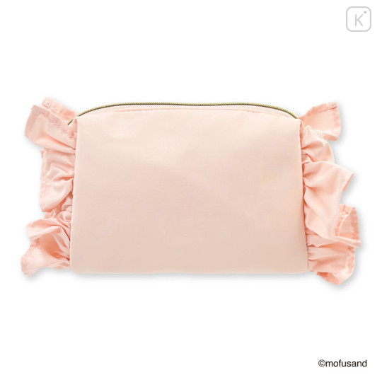 Japan Mofusand Square Pouch with Frills - Pink - 5
