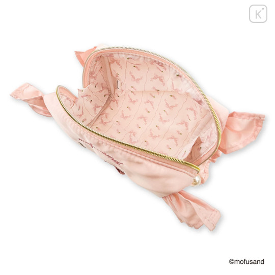 Japan Mofusand Square Pouch with Frills - Pink - 6