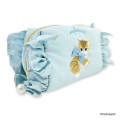 Japan Mofusand Square Pouch with Frills - Blue - 4