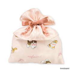 Japan Mofusand Frilled Drawstring Bag - Pink
