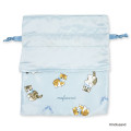 Japan Mofusand Frilled Drawstring Bag - Blue - 5