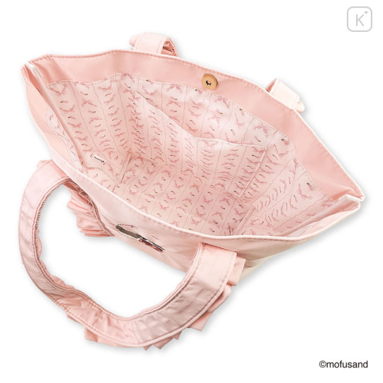 Japan Mofusand Mini Tote Bag with Frills - Pink - 6